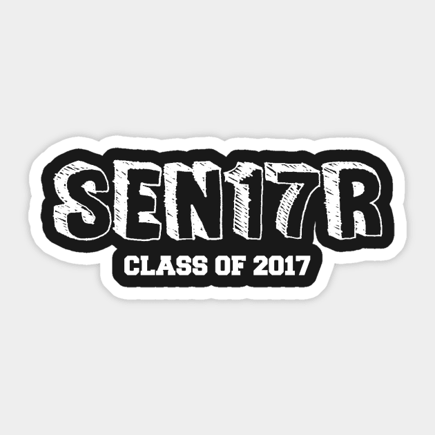 Class of 2017 Senior Sticker by fishbiscuit